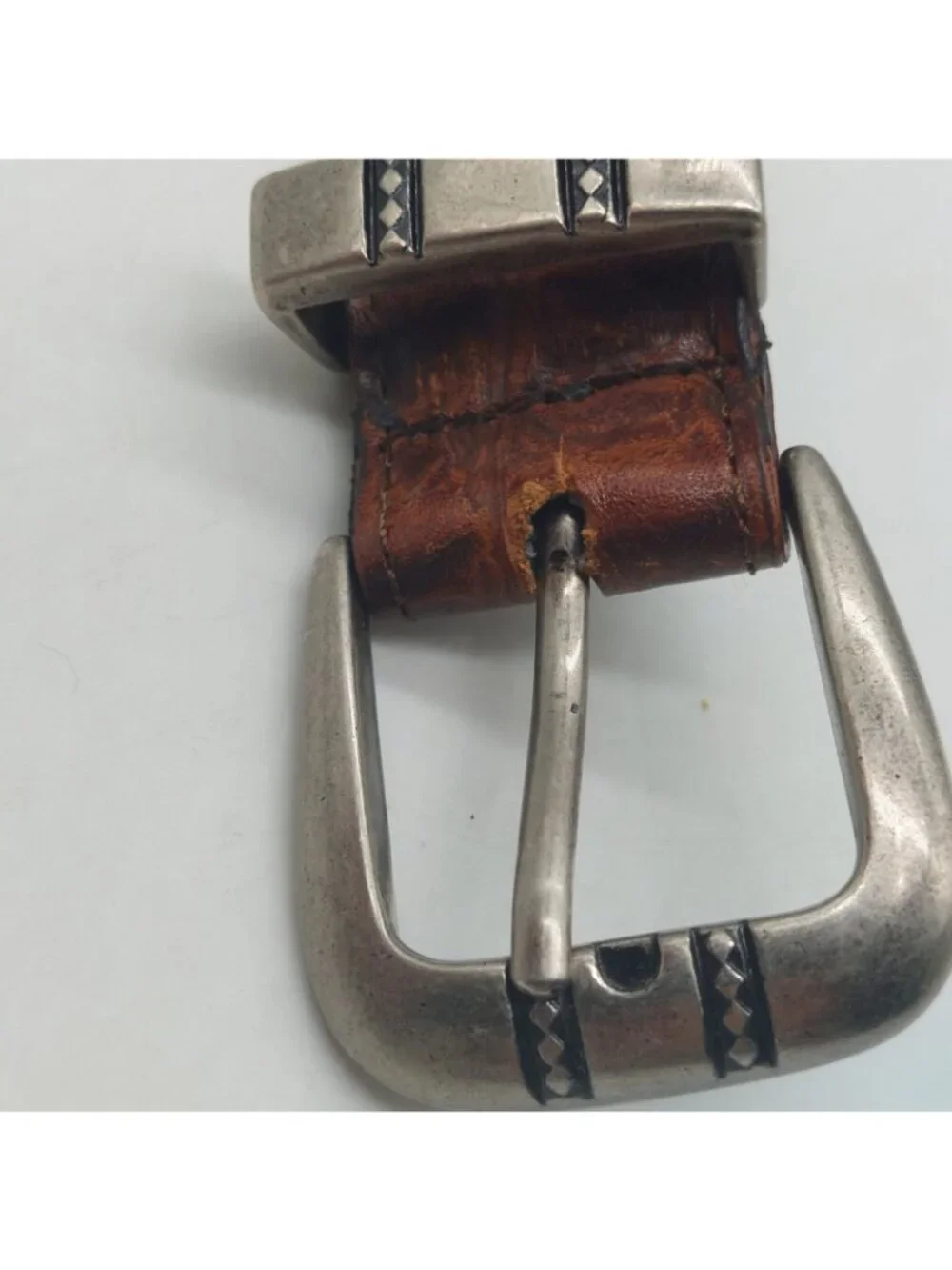 Golf Classic Brown Imported Italian Leather Golf Belt Size 42